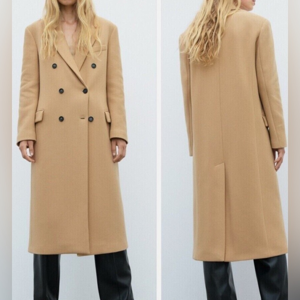 Excellent condition Zara Manteco wool coat